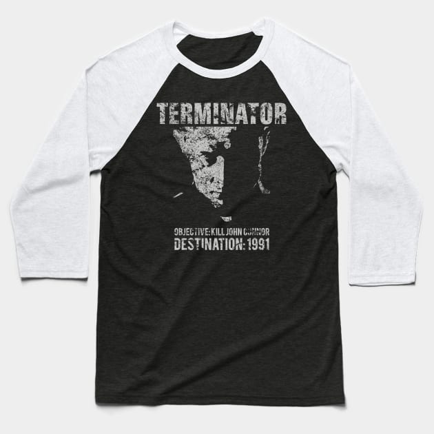 It is not human, it is a machine, model T-1000. It's a Terminator. Baseball T-Shirt by DaveLeonardo